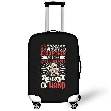 Discover Poker Casino Poker Player Gambling Roulette Luggage Covers
