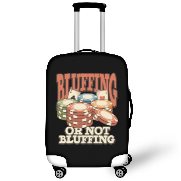 Discover Poker Casino Poker Player Gambling Roulette Luggage Covers