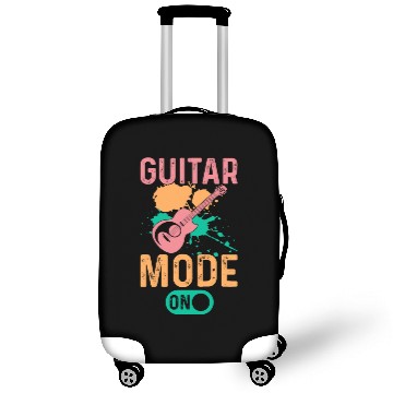 Discover Guitarist - Guitar Mode On - Funny Guitar Player Luggage Covers