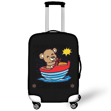 Discover Sailing Sailboat Boating Kid Child Yacht Boat Luggage Covers