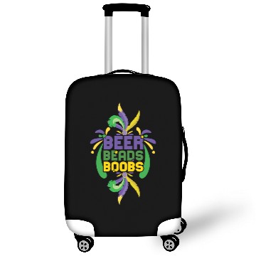Discover Festival Parade Beer Beads Bling Mardi Gras 2023 Luggage Covers