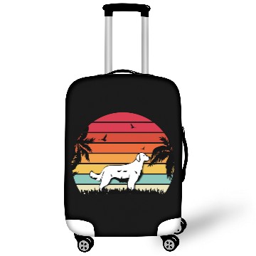Discover golden retriever retro style retriever lover Luggage Covers
