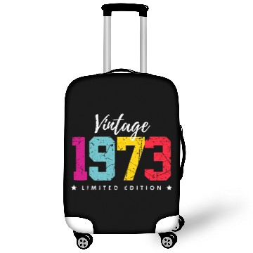 Discover 50 Years Vintage 1973 Retro 50th Birthday Luggage Covers