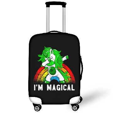 Discover Im Magical Irish Dabbing Unicorn Toddler St Patric Luggage Covers
