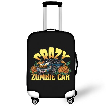 Discover Crazy zombie car halloween Crazy zombie car hallow Luggage Covers