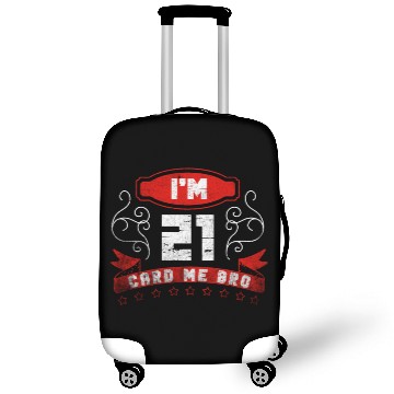 Discover I'm 21 Card Me Bro 21 Years Old 21st Birthday Luggage Covers