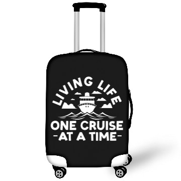 Discover Living Life One Cruise At A Time Luggage Covers