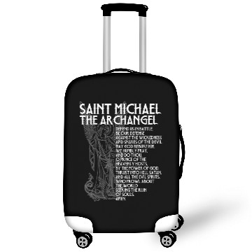 Discover Saint Michael the Archangel Prayer Catholic Tradit Luggage Covers
