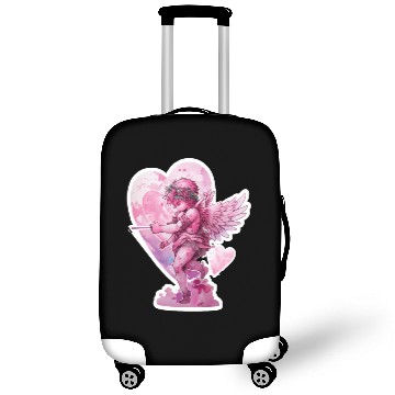 Discover funny Cupid Valentine's Day girls Luggage Covers