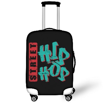 Discover Street Hip Hop Music Direction Rap Graffiti Luggage Covers