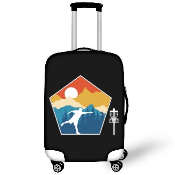 Discover Disc Golf Disc Golfing Ultimate Frisbee Natur Luggage Covers
