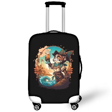 Discover Get Ready to Sail the High Seas with Pirate Cat Luggage Covers