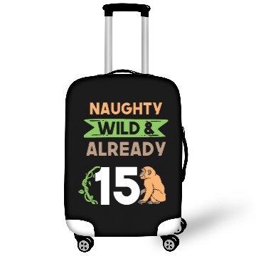 Discover Gift 15 years birthday girl boy Ape Monkey Luggage Covers