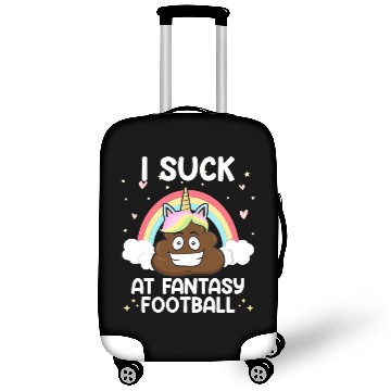Discover I suck at Fantasy Football Luggage Covers