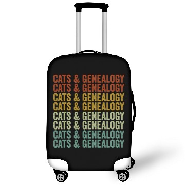Discover Cats & Genealogy Genealogy Genealogist Cats Lover Luggage Covers