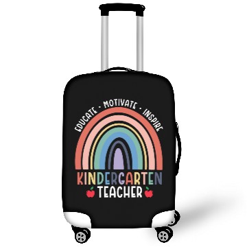 Discover Educate Motivate Inspire Kindergarten Teacher Luggage Covers