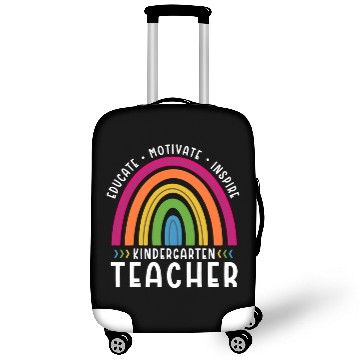 Discover Educate Motivate Inspire Kindergarten Teacher Luggage Covers