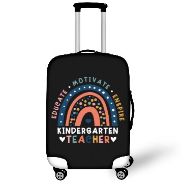 Discover Educate Motivate Inspire Kindergarten Teacher Luggage Covers