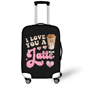 Discover Groovy I Love You A Latte Coffee Lovers Valentine Luggage Covers