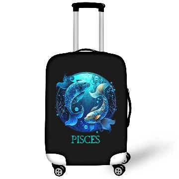 Discover Embrace Your Pisces Identity: Pisces Pride Zodiac Luggage Covers