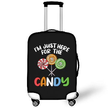 Discover I'm Just Here For The Candy Lollipop Halloween Cos Luggage Covers