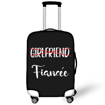 Discover Girlfriend Fiancee Couple Engagement Engaged Luggage Covers