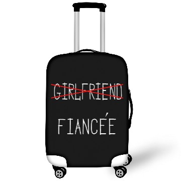 Discover Girlfriend Fiancee Couple Engagement Engaged Luggage Covers