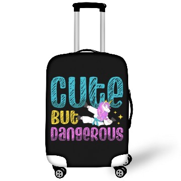 Discover Cute But Dangerous Karate Coach Unicorn Lover Luggage Covers