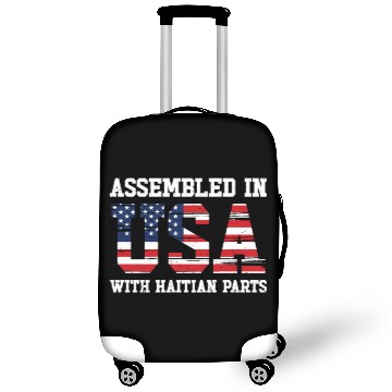 Discover Born Haitian Haiti American USA Citizenship Luggage Covers