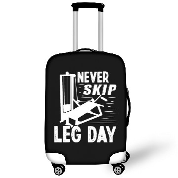 Discover Strongman never skip leg day fitness bodybuilding Luggage Covers