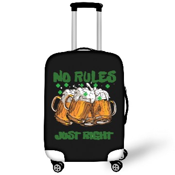 Discover st paddy funny day, green beer Irish day Luggage Covers