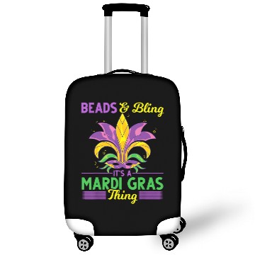 Discover Beads And Bling Its A Mardi Gras Thing Funny Mardi Luggage Covers