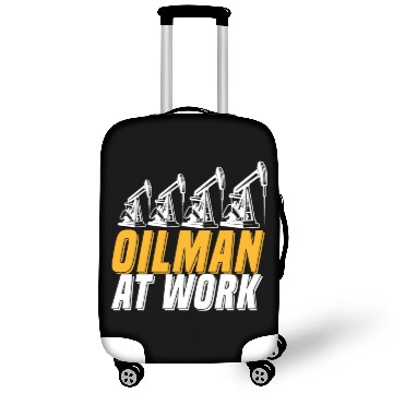 Discover Oilfield Oil Drilling Oilman Luggage Covers