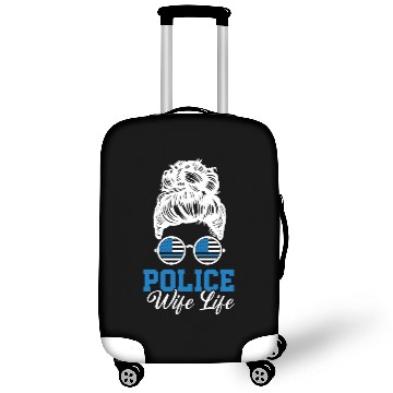 Discover Police Wife Life Cop Law Enforcement Officer Luggage Covers