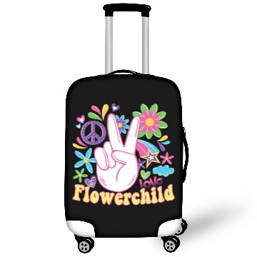 Discover Hippie Peace Groovy FlowerPower Boho Woodstock Luggage Covers