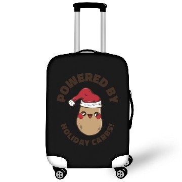 Discover Christmas Vegetable Santa Claus Holiday Potato Luggage Covers
