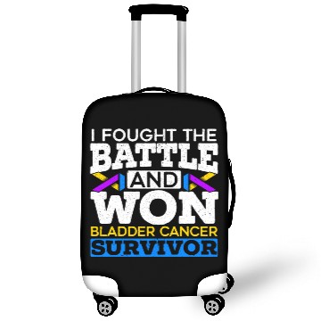 Discover Fought The Battle And Won Bladder Cancer Survivor Luggage Covers
