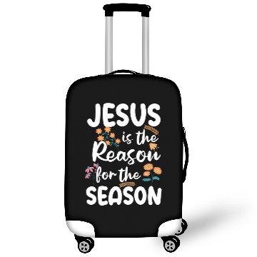 Discover Jesus Is The Reason For The Season Spring Floral Luggage Covers