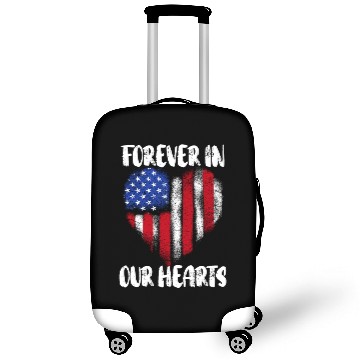Discover Patriotic Veteran USA Flag American Memorial Day Luggage Covers