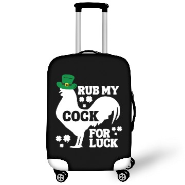Discover Rub My Cock for Good Luck, Funny St Patrick's Day Luggage Covers
