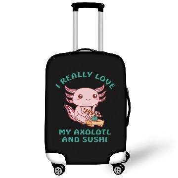 Discover I love sushi and my axolotl Luggage Covers