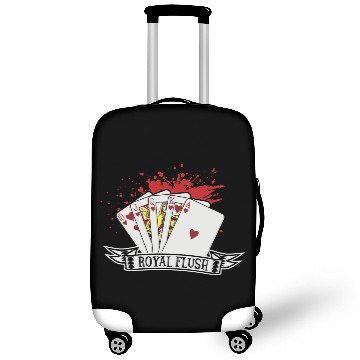 Discover Poker Card Game Skat Poker Night Royal Flush Check Luggage Covers