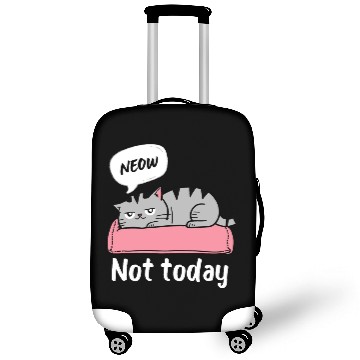 Discover Funny Lazy Bored Cat | For Cat Mom Cat lovers Luggage Covers