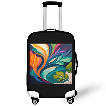 Discover colorful and vibrant abstract painting Luggage Covers