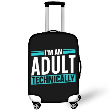 Discover I'm An Adult Technically Birthday Adulting Luggage Covers