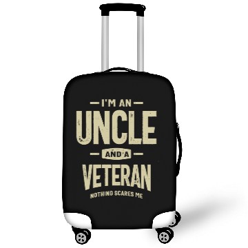 Discover I'm an Uncle and a Veteran - Fearless and Proud Luggage Covers