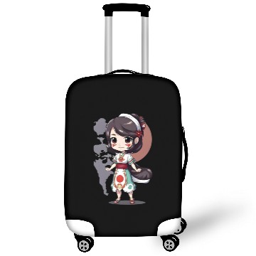Discover Cute Japan Shiryo Ghost Woman Design Luggage Covers