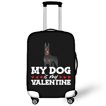 Discover My Dog Is My Valentine Date Cute Doggy Luggage Covers