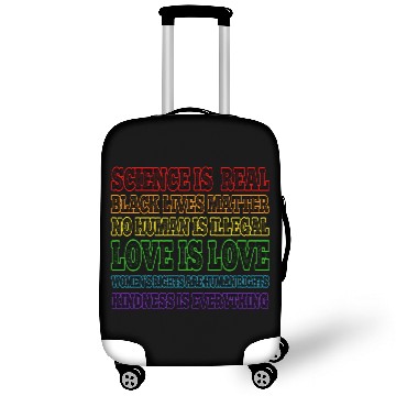 Discover Science is Real Black Lives Matter Love is Love Luggage Covers