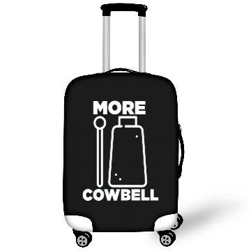 Discover More Cowbell Funny need more cow bells cool gift Luggage Covers